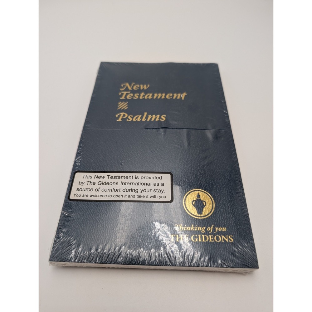 New Testament Psalms Thinking of You The Gideons (Book, Blue, Softcover) Sealed